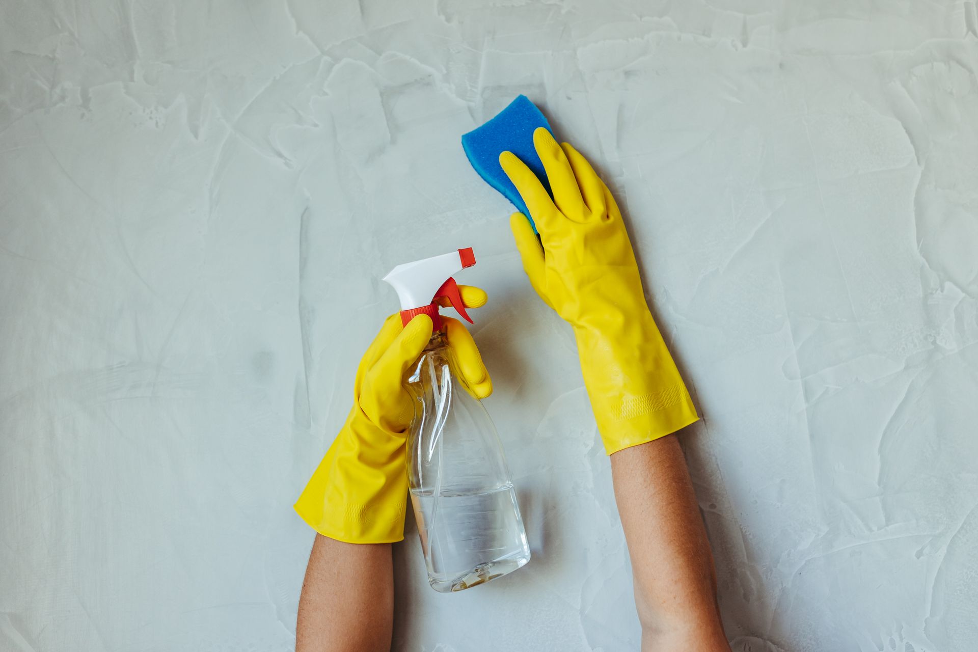 Our cleaning kit and supplies